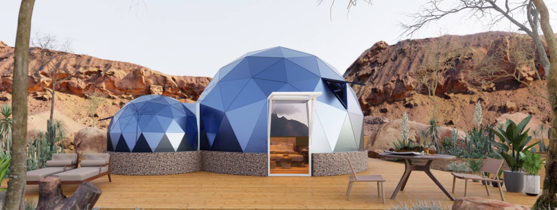 邛崃球形智能光伏玻璃星空房